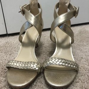 Marc Fisher gold heels